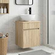 Mobile lavabo da parete Rovere Sonoma 39 x 41 x 64,5 cm