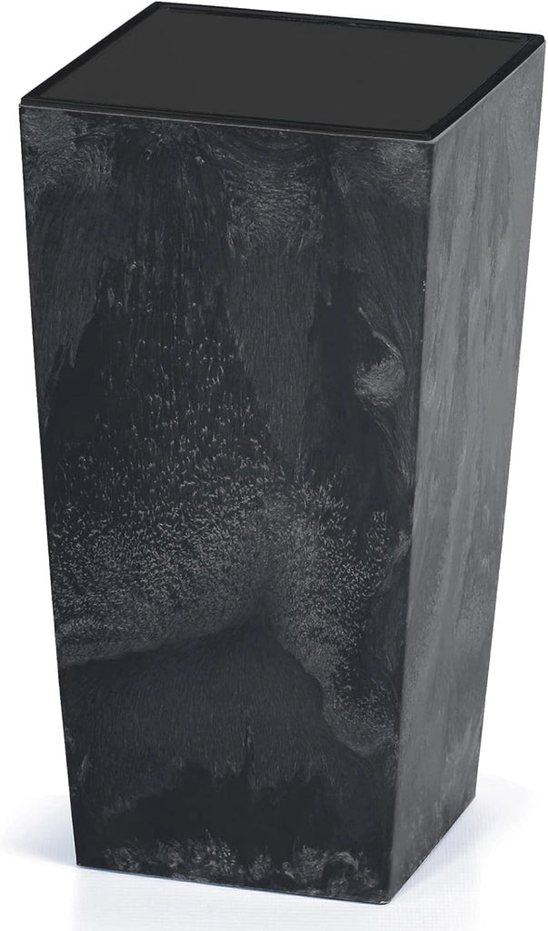 Deuba Fioriera effetto cemento antracite 91L vaso per piante 75 x 40 x 40 cm vasi ingresso giardino interni esterni