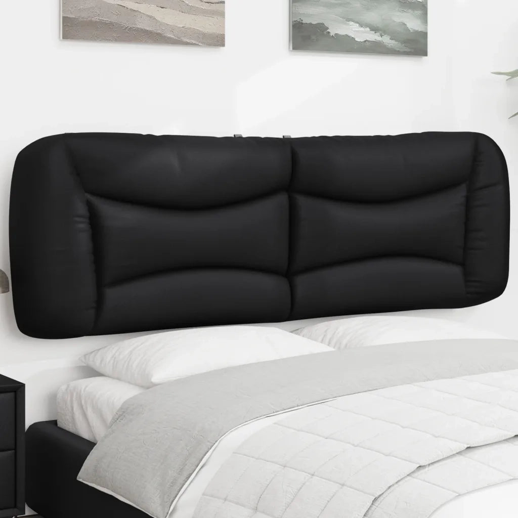 Cuscino Testiera Hvar Nero 160 cm in Similpelle CFW3945359