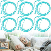 Set di ossigeno con maschera nasale, tubo di 5m e terapia respiratoria - Set di 6 pezzi.