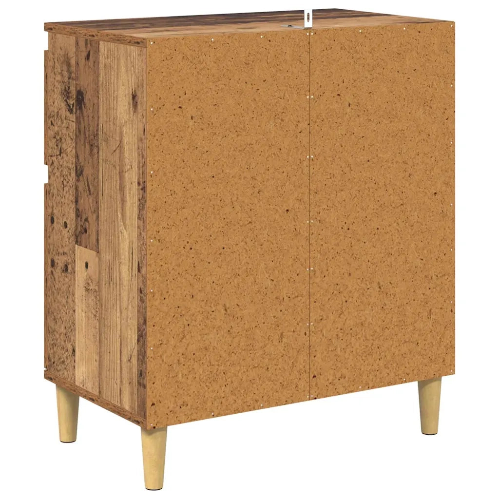 Credenza-Buffet-Armadio da cucina Legno vecchio 60 x 35 x 70 cm Legno multistrato 847102
