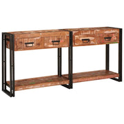 Tavoli Consolle | Tavolo d'Ingresso con cassetto 2 pz Multicolore 161 x 33 x 75 cm