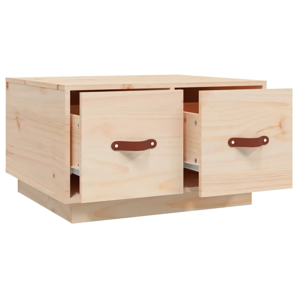 Tavolino da salotto | Tavolino da caff¨¨ | Tavolino da Soggiorno 60x53x35 cm in Legno Massello di Pino