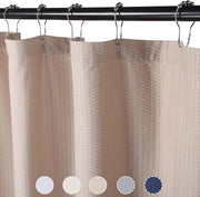 Douchegordijn perimetrale per bagno - Struttura a lamelle, 182x244 cm, Taupe