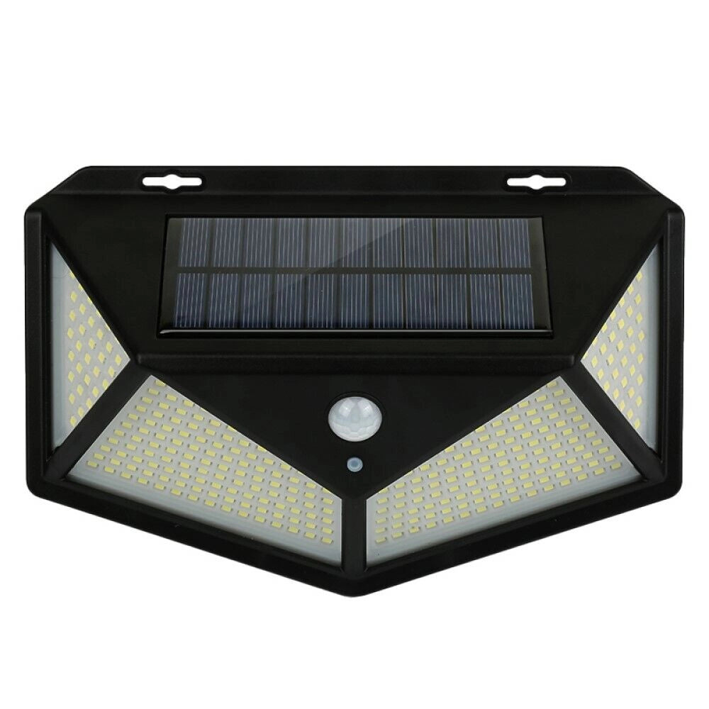 4Pz Lampada luce faretto faro esterno solare 300 LED sensore movimento HS-8010C