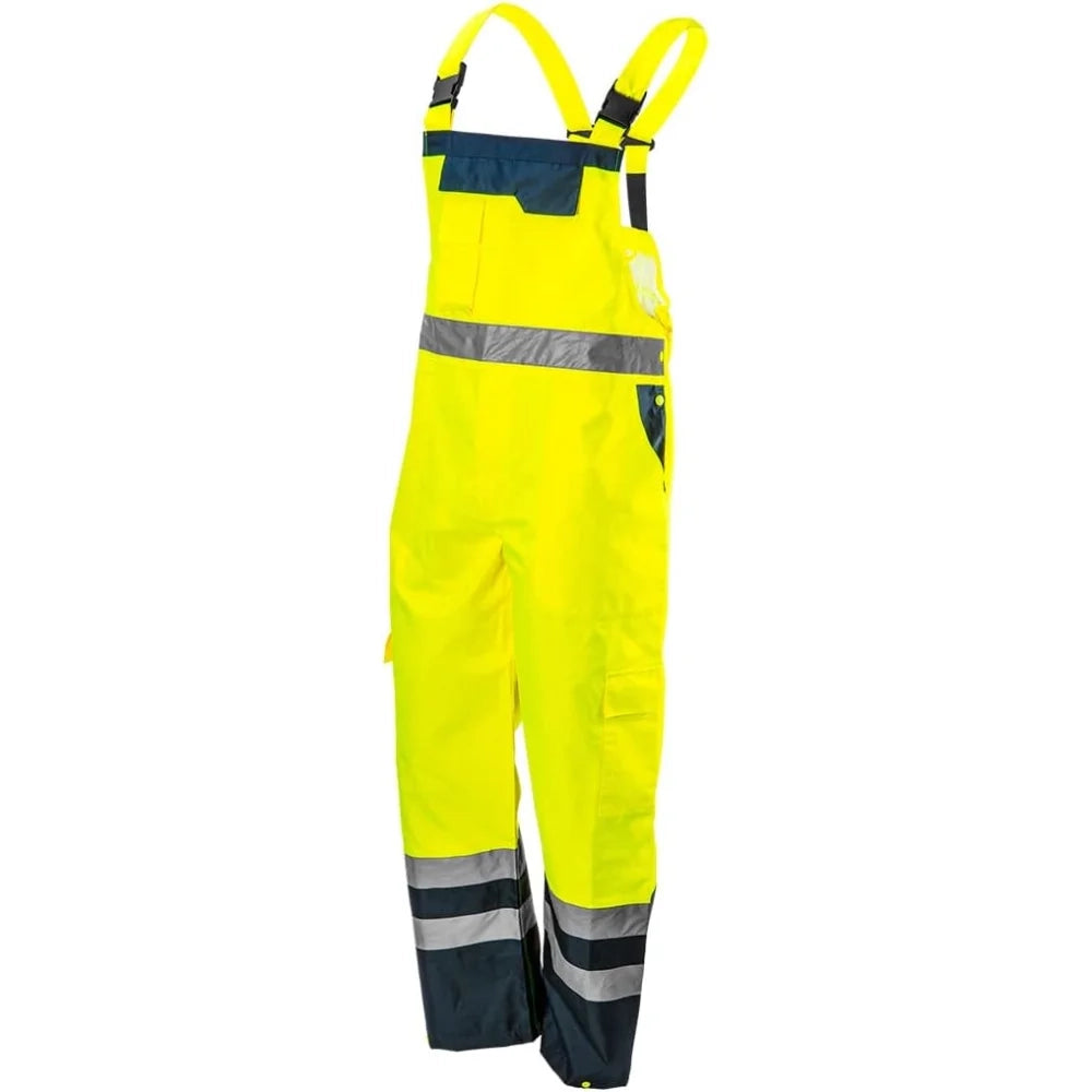 Topex 81-775-l pantaloni da lavo ro alta visibilità  idrorepellen