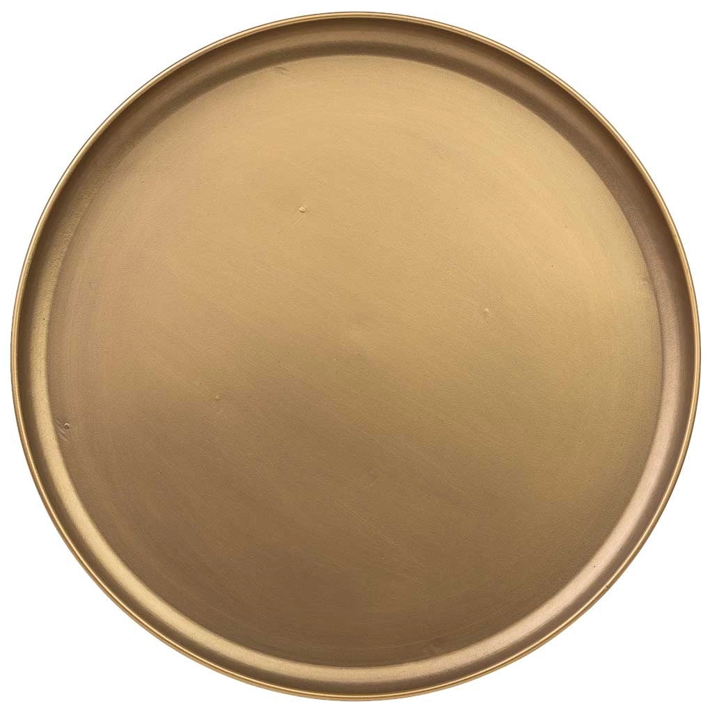 Tavolino in metallo 51x51x53,5h cm Oro