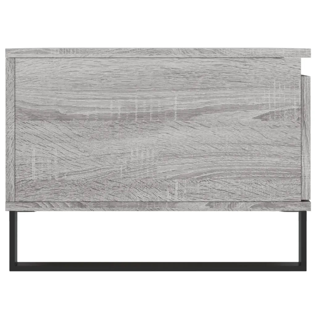 Tavolino Salotto-Tavolino da soggiorno-Tavolo Grigio Sonoma 90x50x36,5 cm Legno Multistrato 815247