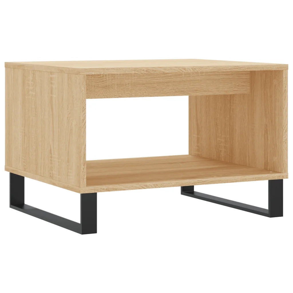 Tavolino da Salotto-Tavolino da soggiorno-Tavolo Rovere Sonoma 60x50x40 cm Legno Multistrato 803290