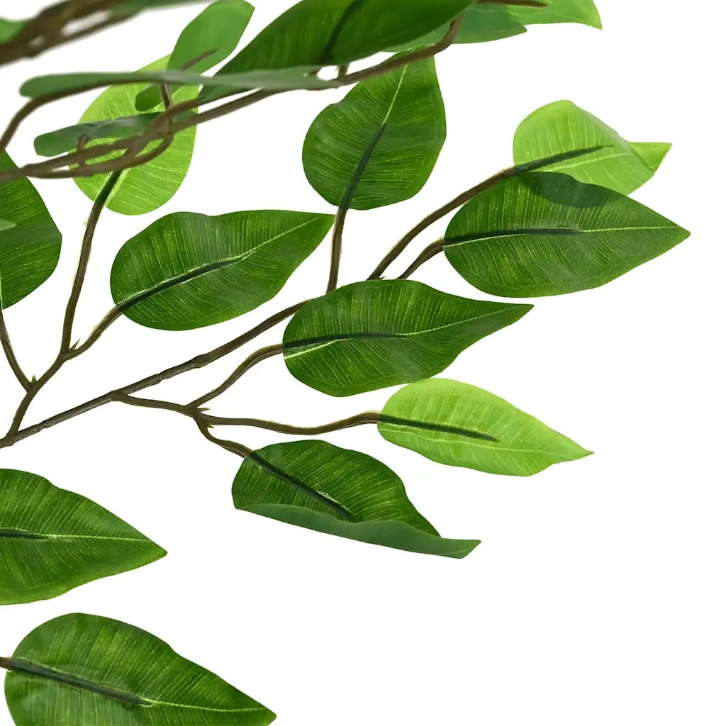 vidaXL Pianta di Ficus Artificiale 1260 Foglie 200 cm Verde