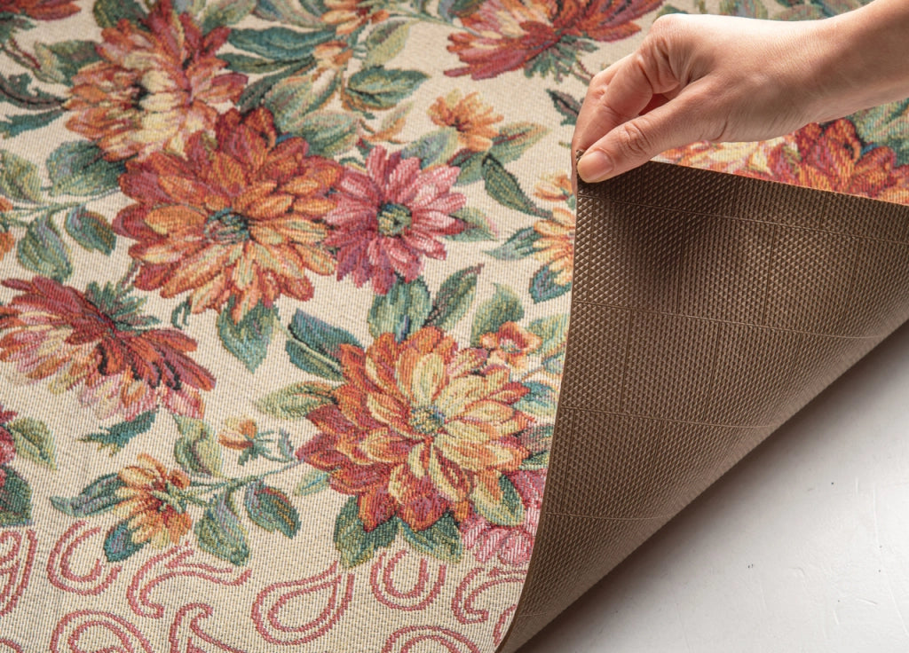Tappeto Passatoia In Tessuto Jacquard Linea Emozioni Disegno Optical Rosso - 57x400 - Rosso