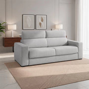 Divano letto Crien 3 posti con poggiatesta reclinabili colore Mozart 15 ash