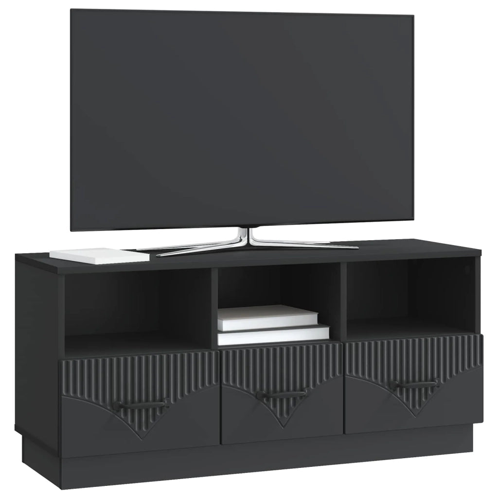 Mobile TV Nero 102 x 34,5 x 47 cm Legno ingegnerizzato 895366