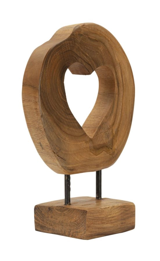 SCULTURA HASI IN TEAK RIC. CM 20X10X28  (PEZZI UNICI - NON RIP. IN SERIE)