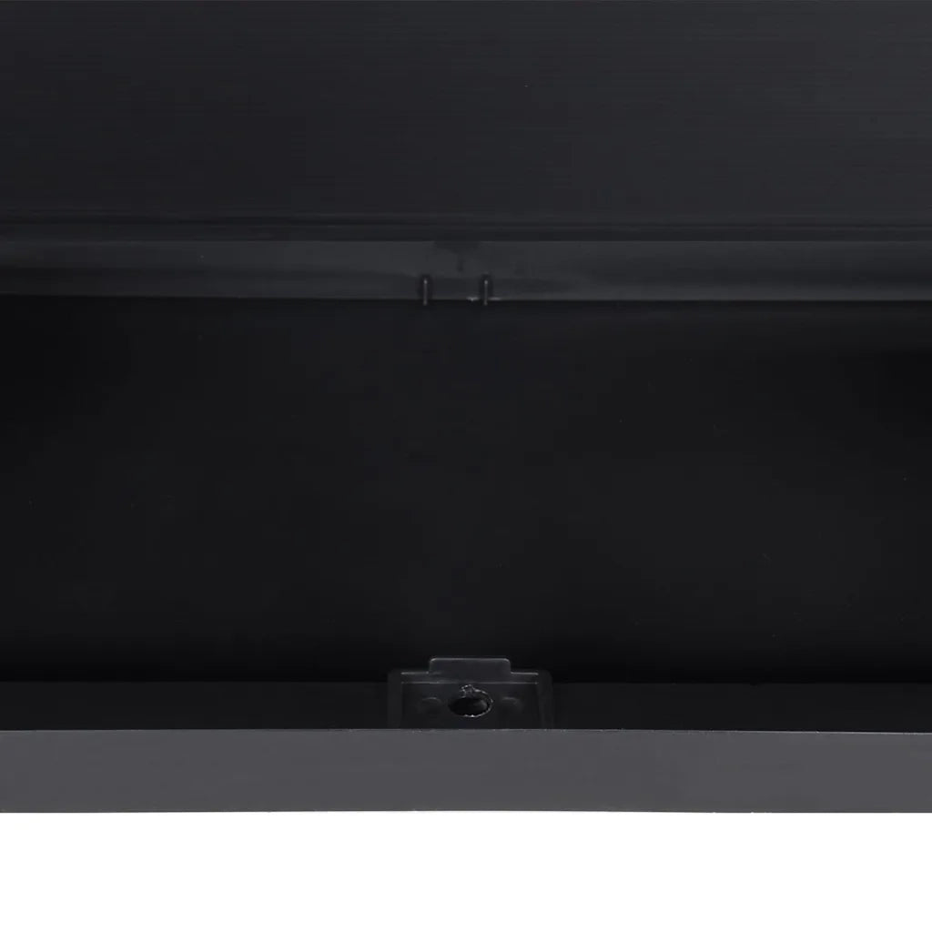 Armadio da Esterno Grigio e Nero 65x37x165 cm in PP 364200