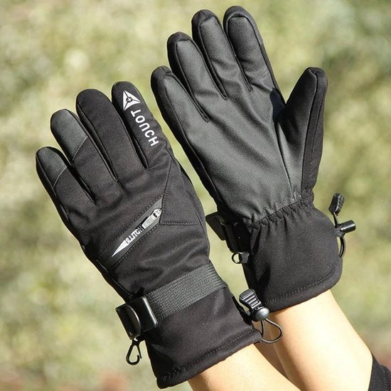 Manopole invernali touchscreen antiscivolo impermeabili - Unisex - Manopole per corsa e bicicletta - Calde e impermeabili