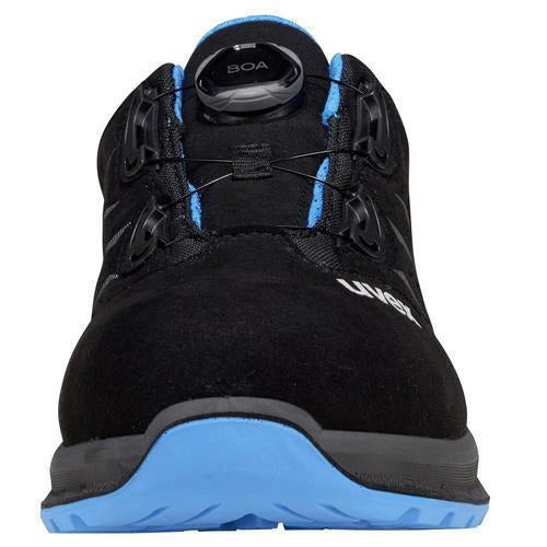 Uvex 6938244 2 Trend Scarpa di Sicurezza Bassa S1P ESD BOA Fit System SRC Taglia 44 colore Nero Blu