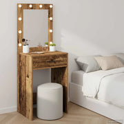 Tavolo da Trucco con cassetto Legno vecchio 50 x 41 x 135 cm 865044