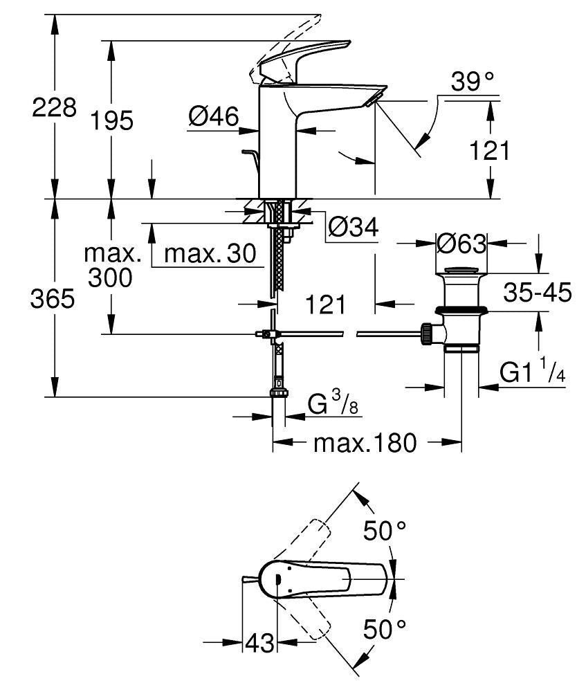 GROHE Eurosmart Cromo