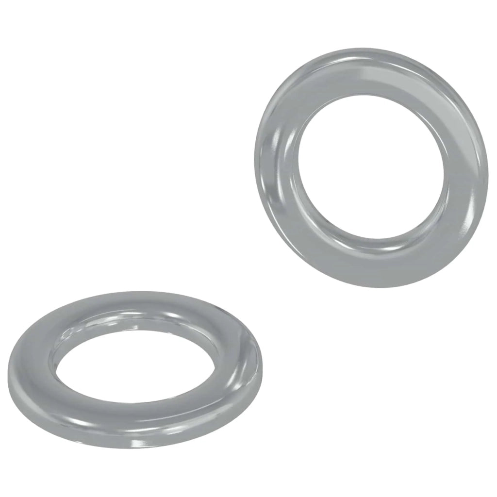 Rondelle 2 pz Argento 10 x 10 x 0,8 mm Ferro CFW1611876