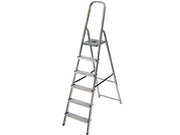 SCALA IN ALLUMINIO ALFA EUROSCALA EN131- - 5 gradini cm.46x166h (105h pedana) kg.4,8 - 1 pezzi FACAL
