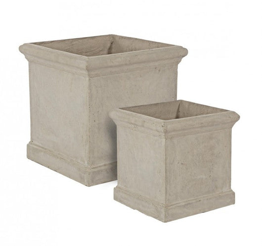 Set 2 Vasi Cement Qu Sabbia