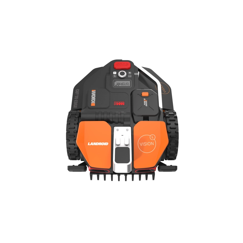 Robot rasaerba automatico WR213E Landroid Vision con videocamera AI per giardini fino a 1300 m² - Worx