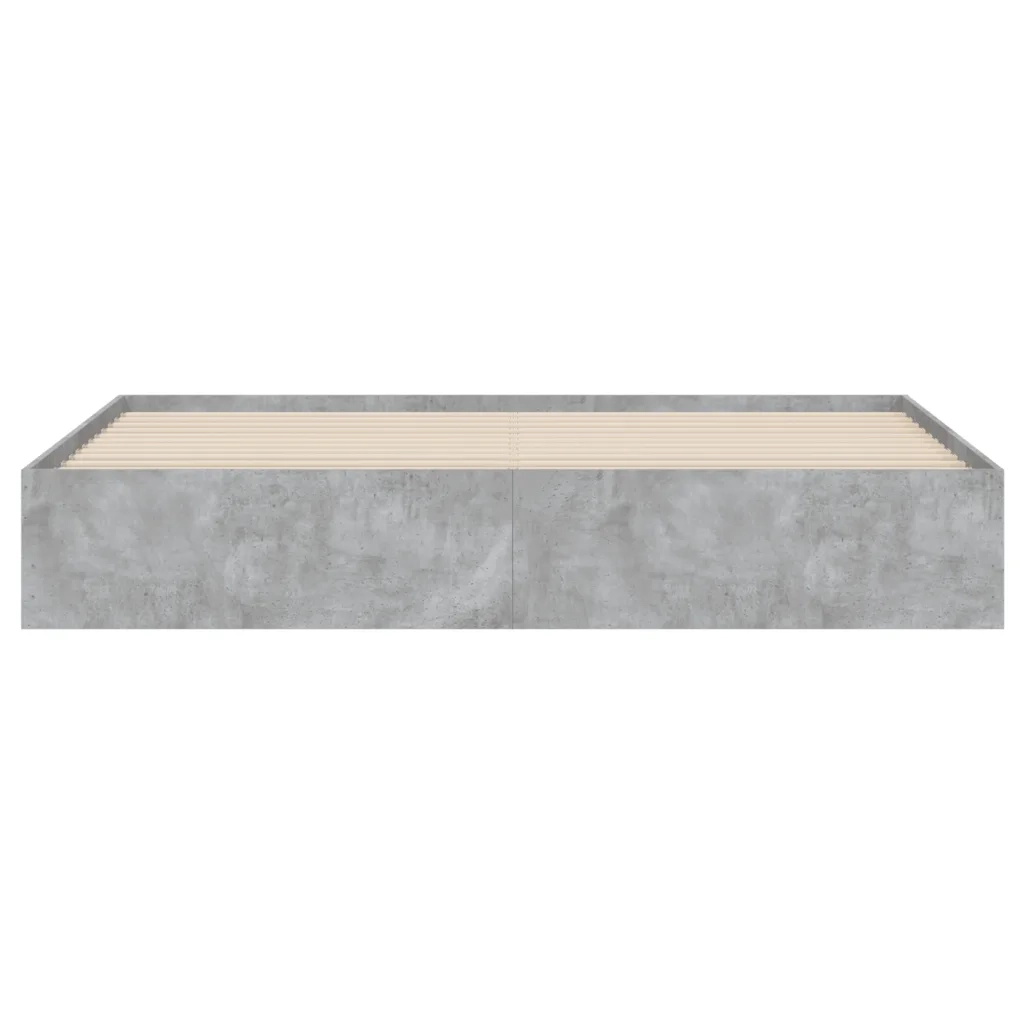 Giroletto Cassetti Grigio Cemento 200x200 cm Legno Multistrato