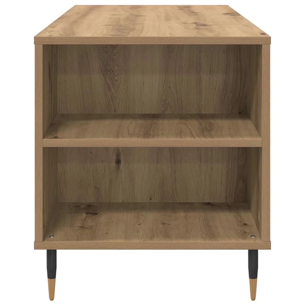 Tavolino da salotto Rovere artigianale 102 x 44,5 x 50 cm