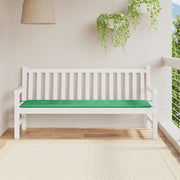Cuscino per Panca-Cuscini per panchina Verde 180x50x3 cm in Tessuto Oxford
