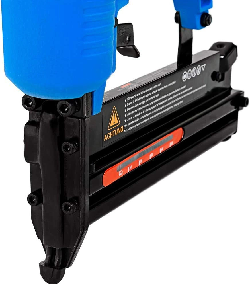 Chiodatrice pneumatrica e spillatrice 2 in 1 ad aria compressa pinzatrice graffettatrice con valigetta e chiodi