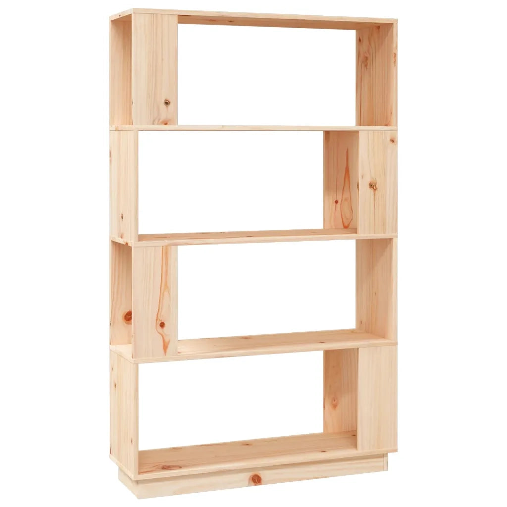 Libreria/Divisorio 80x25x132 cm in Legno Massello di Pino 814059