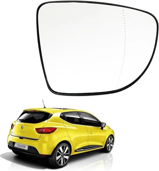 Vetro Specchio di Ricambio per Auto - Adatto a Renault Clio 4 Captur Zoe 2013-2020