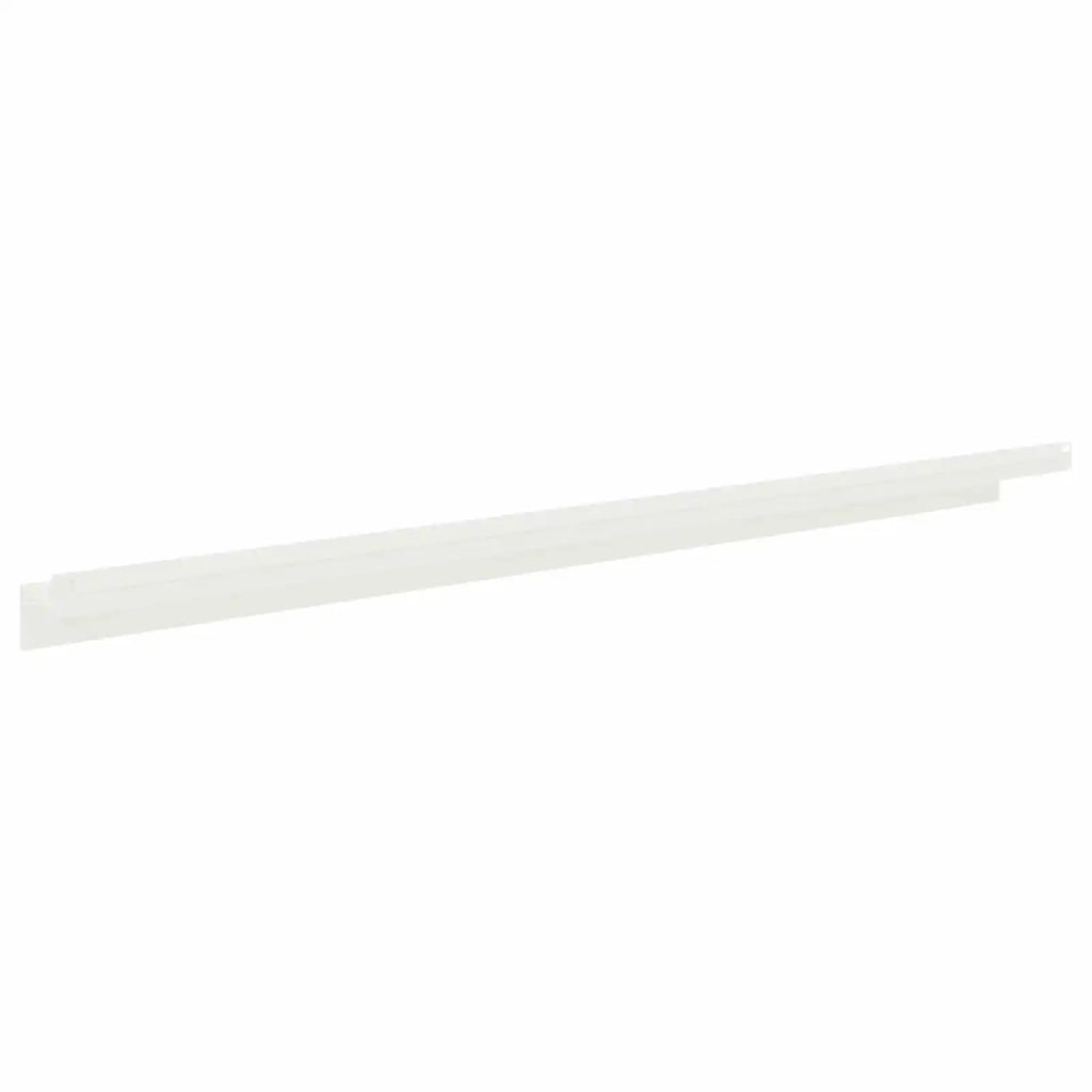 Bordura per Prato 20 pz 100 x 10 x 8 cm Acciaio Bianco 8008872