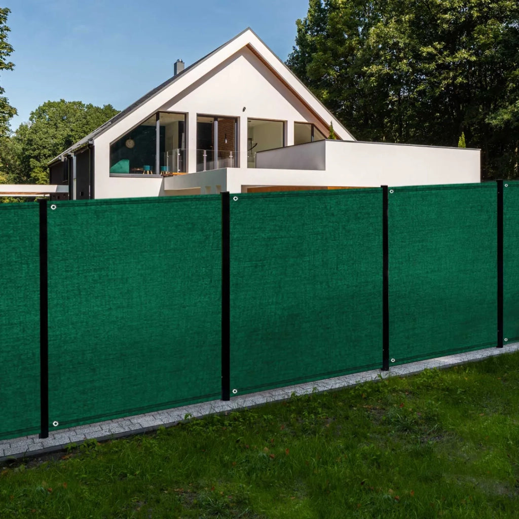 IDMarket - Rete ombreggiante 1,5x10m, telo rotolo per recinzione giardino 150g/m², verde