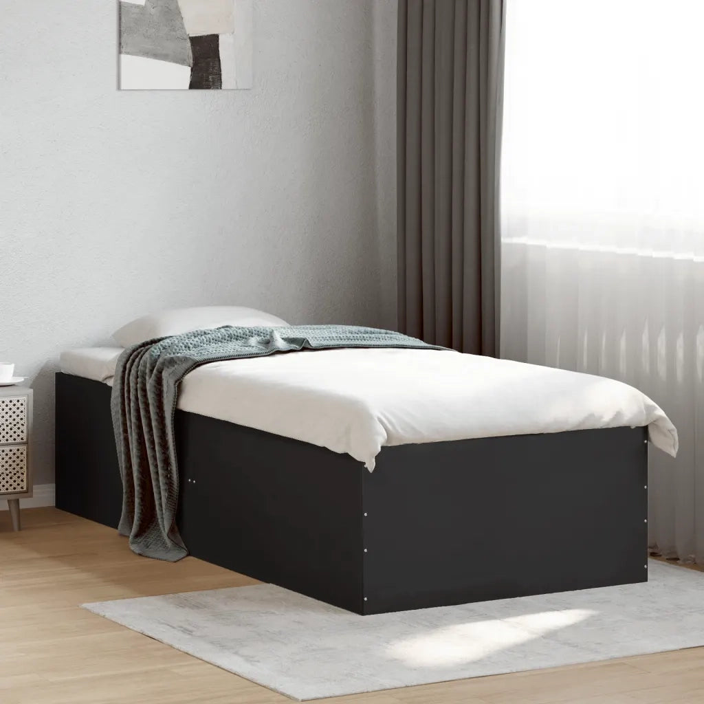 Giroletto Nero 90x190 cm in Legno Multistrato 3280973