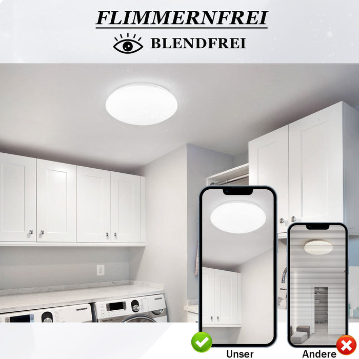 ZMH Lampada da soffitto LED 2 pezzi 5W 6500K bianco freddo per cucina camera