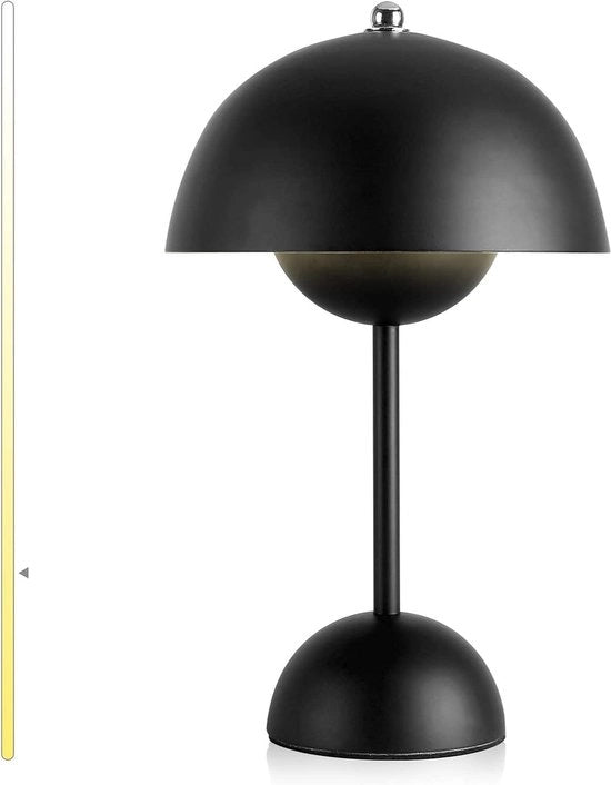 Lampada da tavolo a LED Senza filo Regolabile a tocco Lampada da tavolo a LED con batterie Ricaricabile Lampada da notte per letto