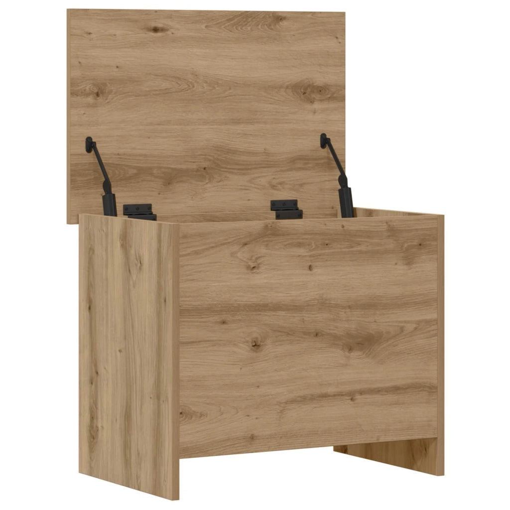 Cassa di stoccaggio Rovere Artigianale 60 x 40 x 50 cm 8011258