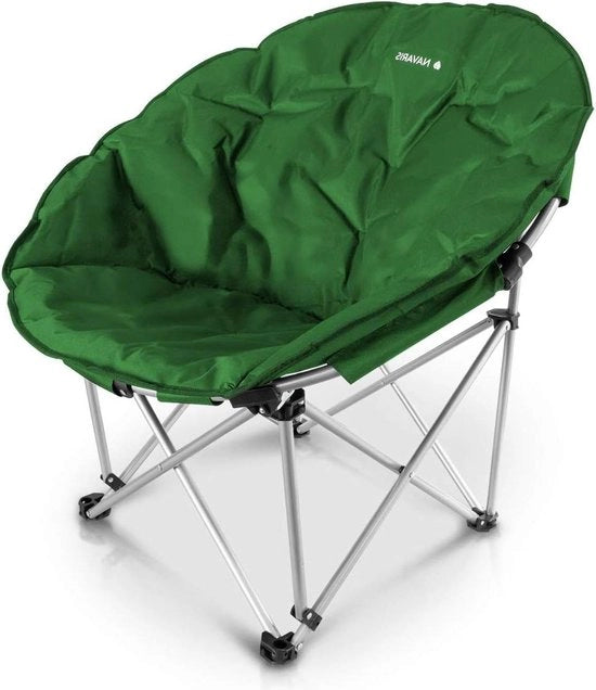 Sedia da Campeggio - Sedia pieghevole con tasca a tracolla per campeggi, festival e pesca - Sedia da Spiaggia - Inclinabile - Blu Scuro