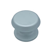 Pomolo fisso per porta SAGUATTI 177/80EB in alluminio argento satinato