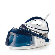 Ferro da Stiro a Vapore con Piastra Ceramica - Vapore Continuo 120 gr/min - 2400 Watt - Blu