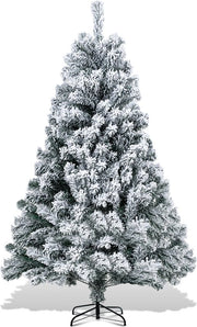 Albero di Natale in PVC con aghi metallici e sistema a scomparsa - 150 cm