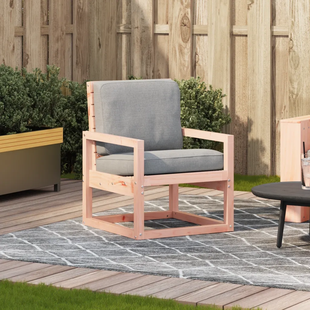 Sedia da Giardino | Sedie da Esterno 57,5x63x76 cm in Legno Massello di Douglas