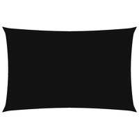 Parasole a Vela Oxford Rettangolare 4x7 m Nero