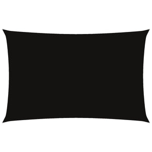 Parasole a Vela Oxford Rettangolare 4x7 m Nero