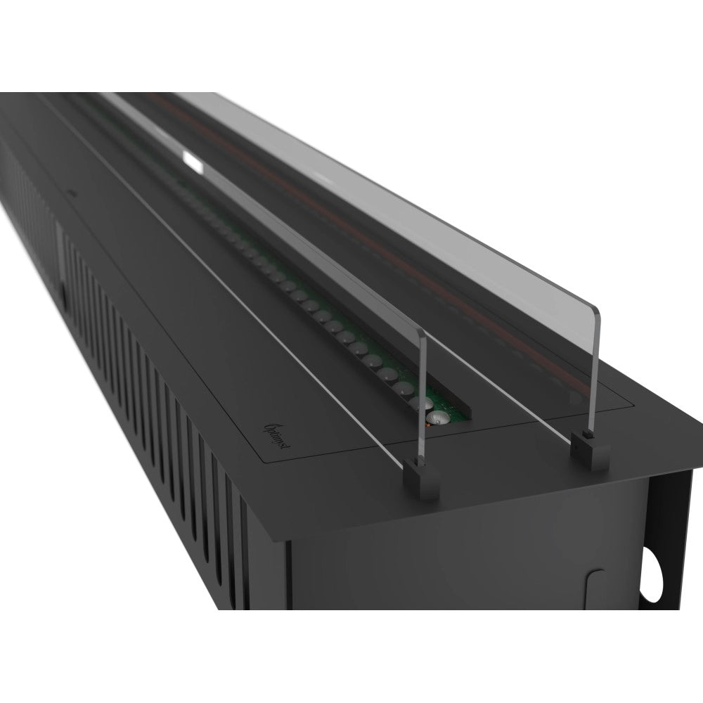 Caminetto a Vapore Acqueo da Incasso Invapo Insert 2200 - Fiamma Multicolore, Effetto 3D e Controllo App, Serbatoio 4.8l - 220cm