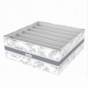 Trade Shop - Organizer Per Armadio 6 Scomparti Scatola Salvaspazio 32x32x12 Cm Fantasia 87329 -