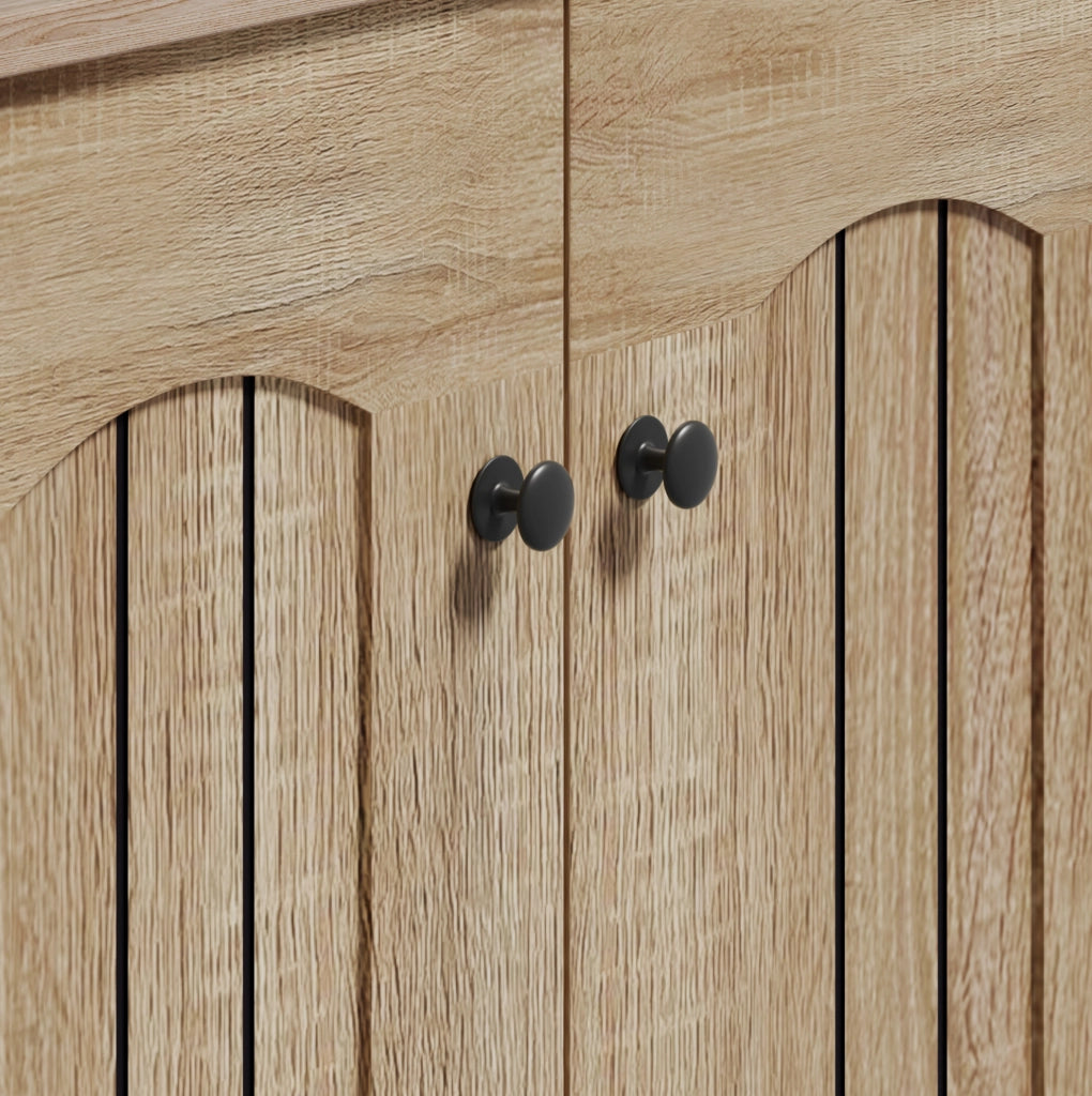 Mobile portascarpe moderno a doppia anta 60 x 31;5 x 95 cm in truciolare; colore legno