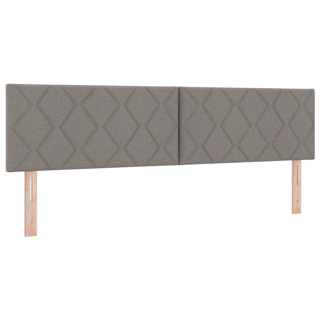 Letto a rete con materasso tortora 180x200 cm in tessuto